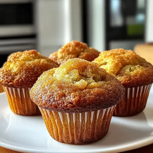 Moist Brown Sugar Banana Muffins