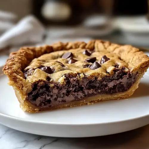 Easy Chocolate Chip Cookie Pie