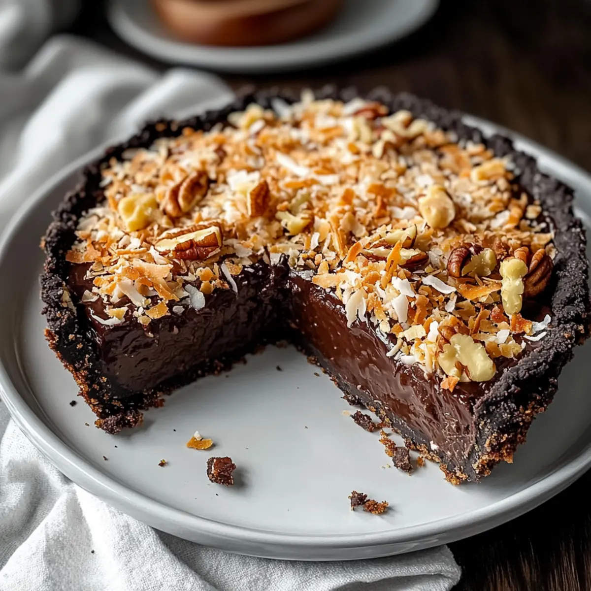 No-Bake German Chocolate Pie
