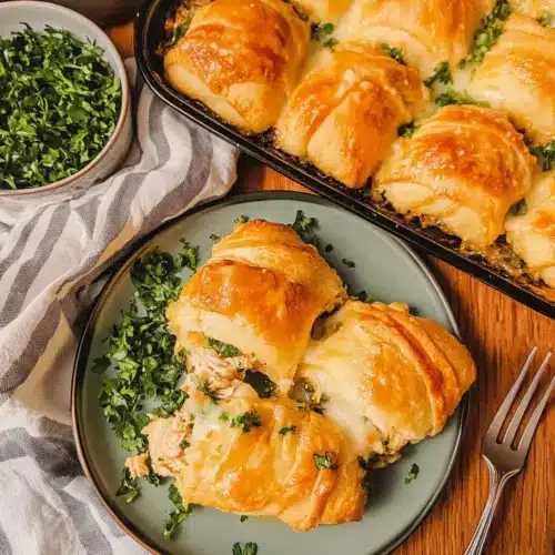 Cheesy Chicken Crescent Rolls