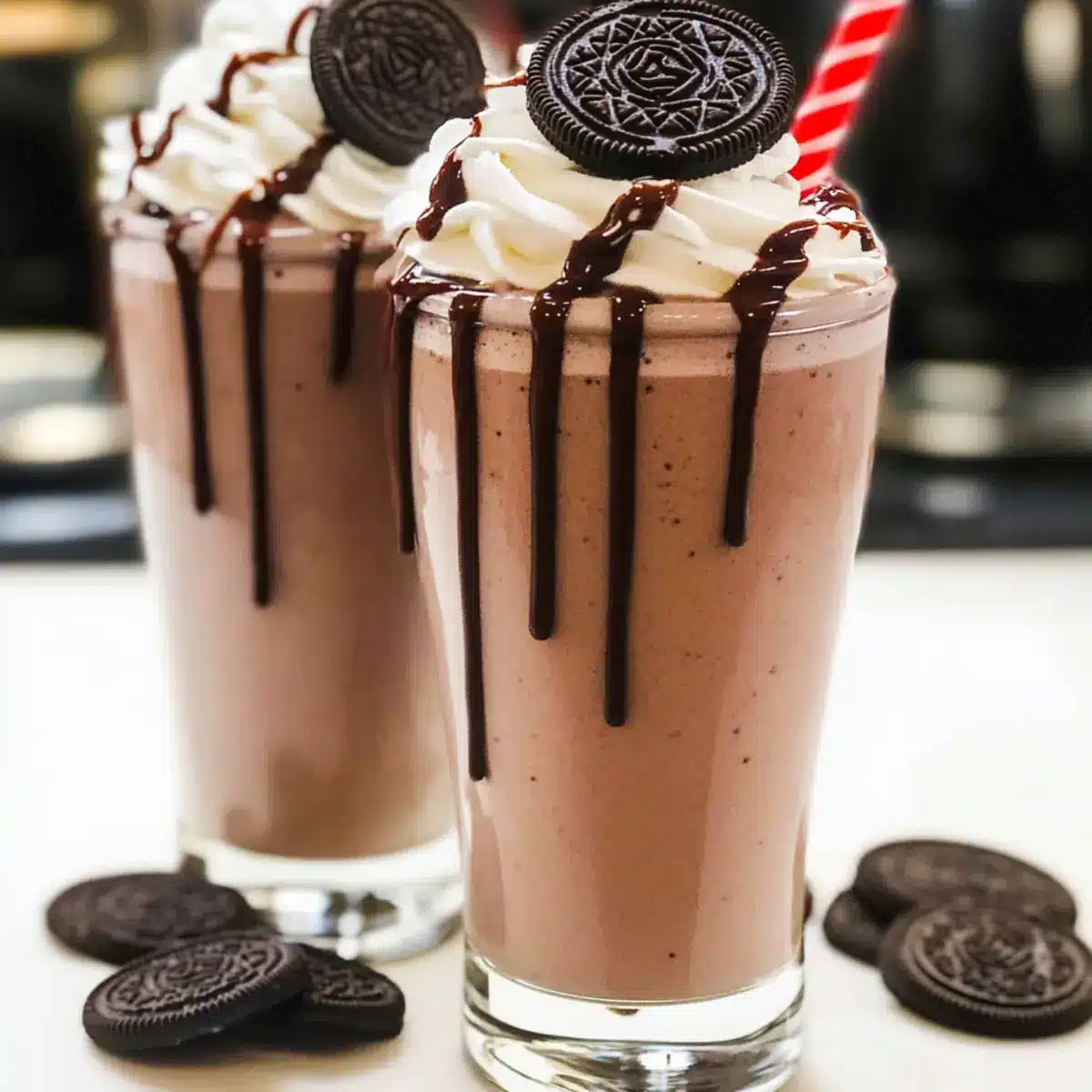 Easy Chocolate Oreo Milkshake