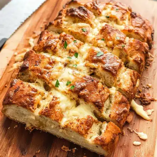 Gridded Cheesy Bread