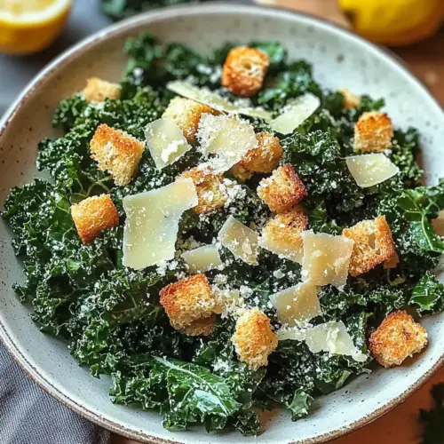 Lemony Parmesan Kale Salad