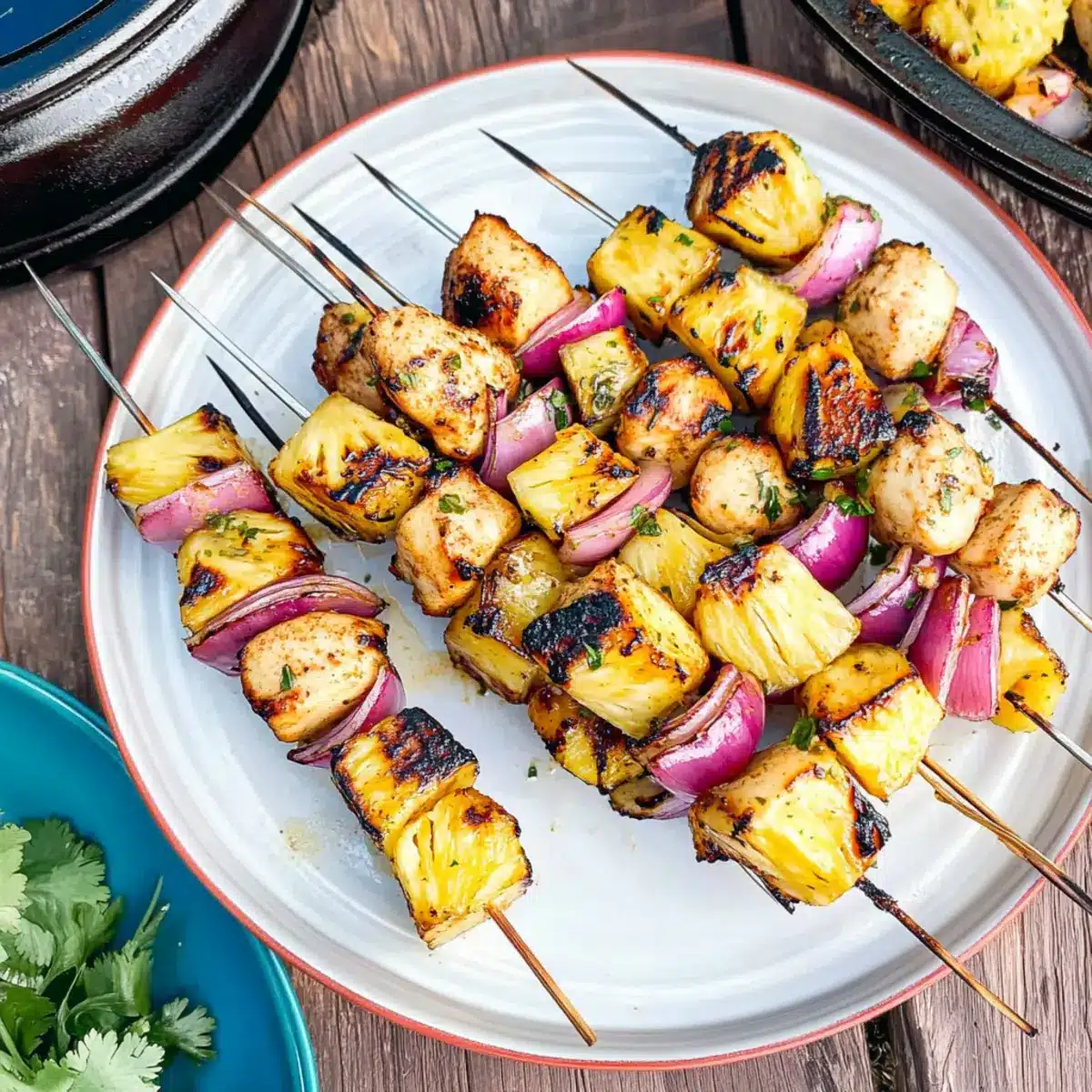 Chicken Pineapple Kabobs
