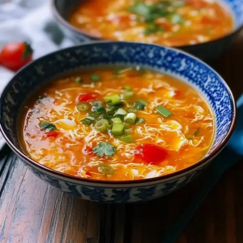 Tomato Egg Drop Soup