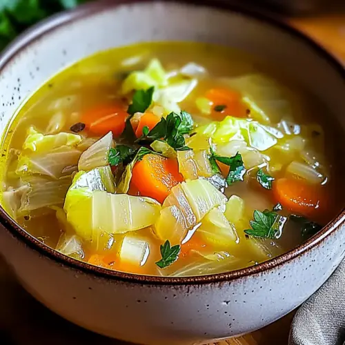 Nourishing Cabbage Detox Soup