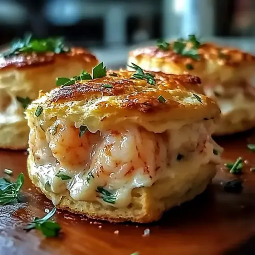 Shrimp Crab Biscuit Melts