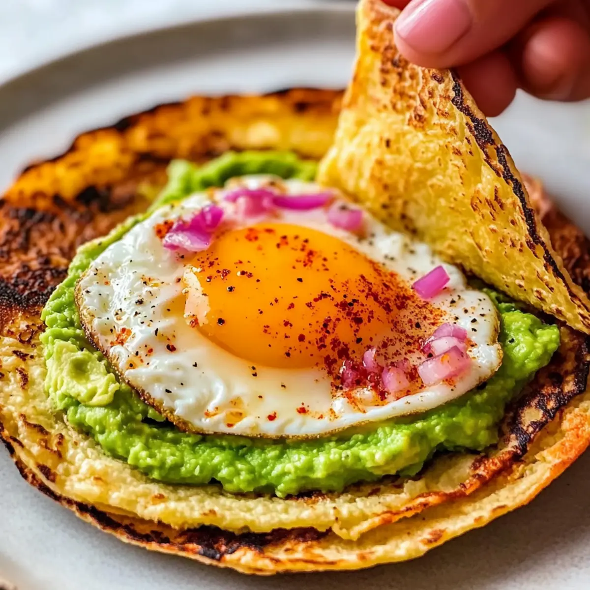 Crispy Feta Fried Eggs