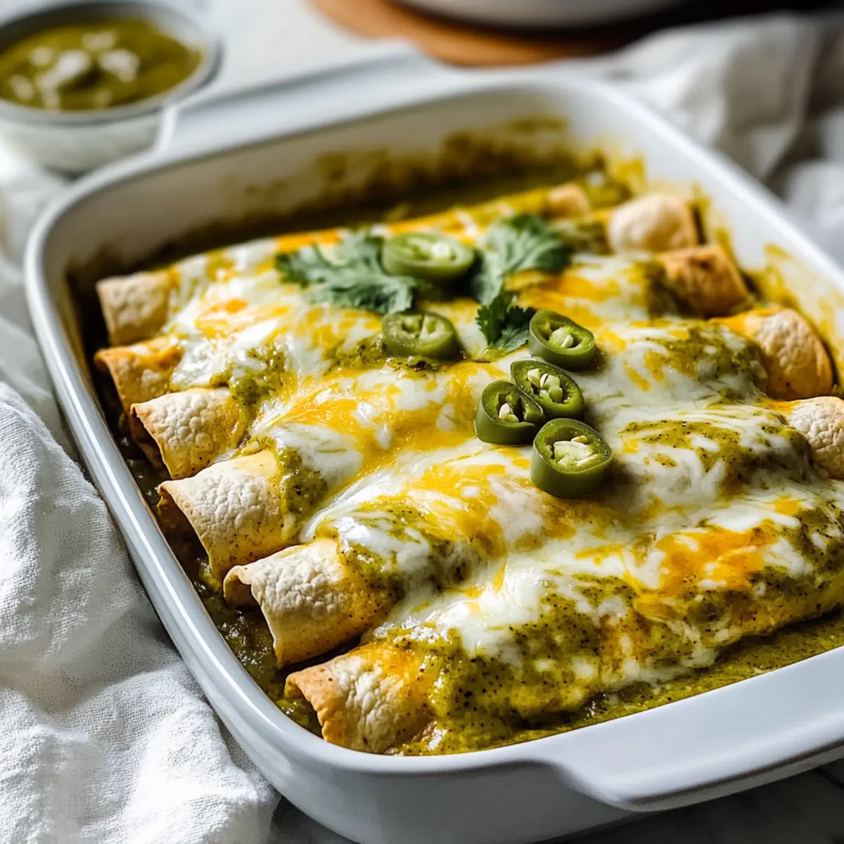 Green Enchiladas With Chicken