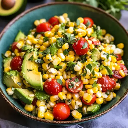 Summer Corn Salad with Avocado