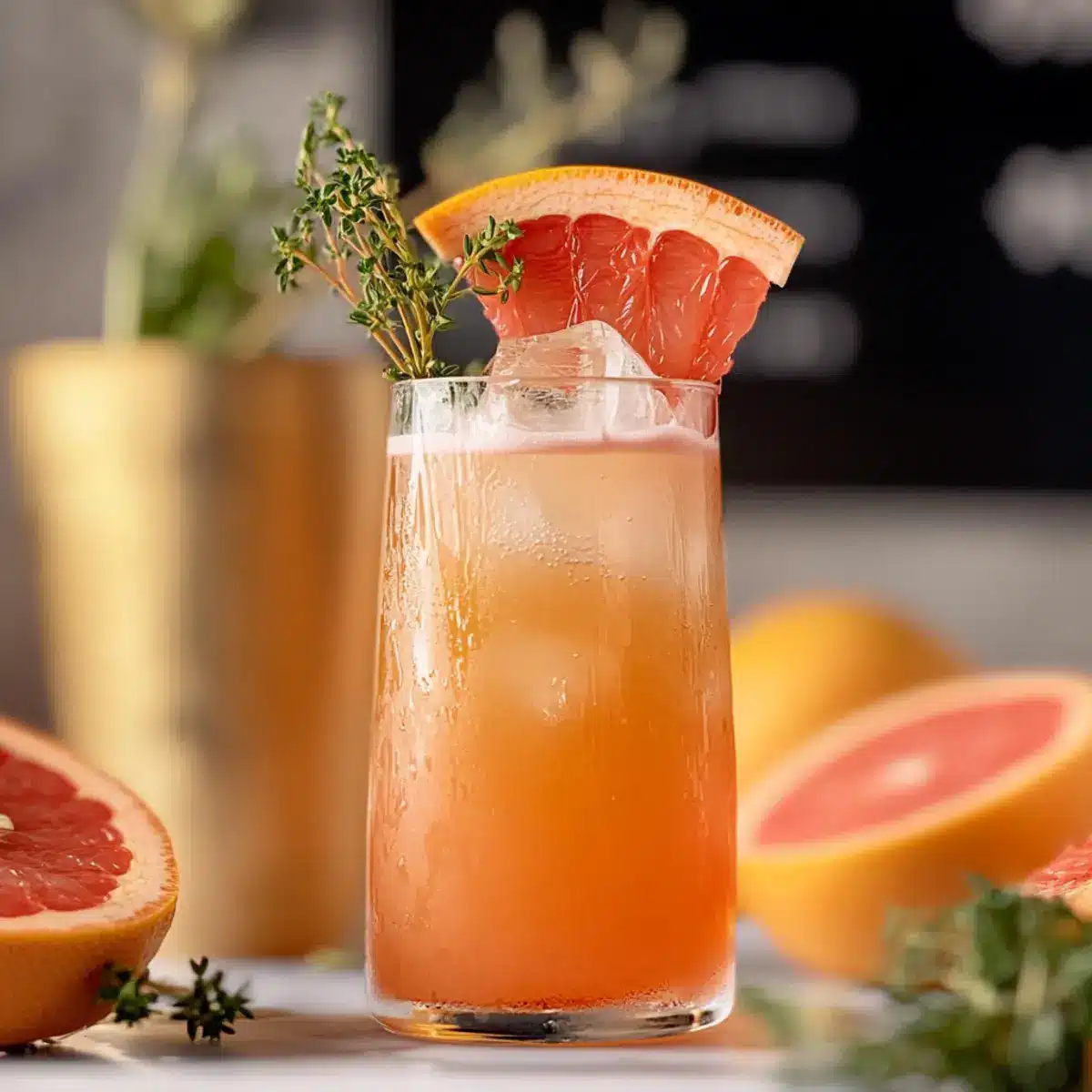 Grapefruit Aperol Spritz Mocktail