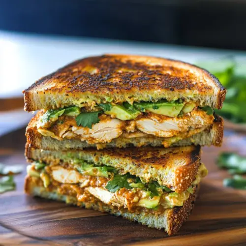 Chipotle Chicken and Avocado Melts