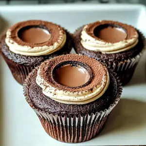 Irresistibly Decadent Chocolate Tiramisu Cupcakes
