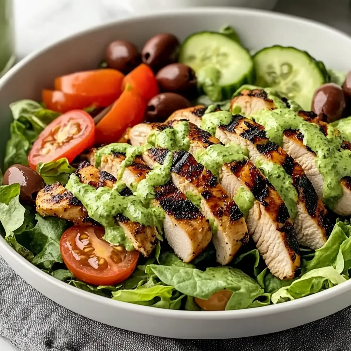 Peruvian Grilled Chicken Salad