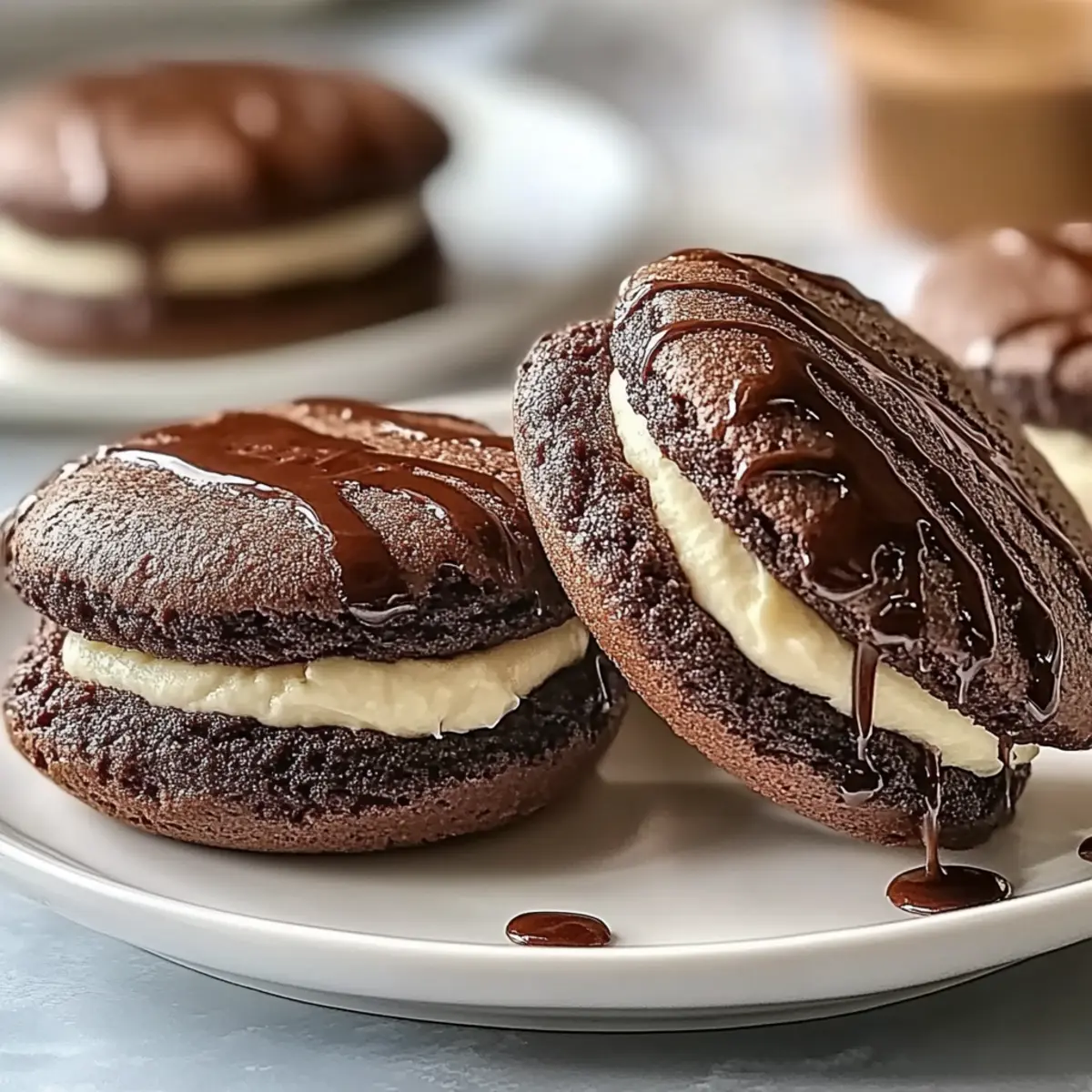 Chocolate Coffee Whoopie Pies