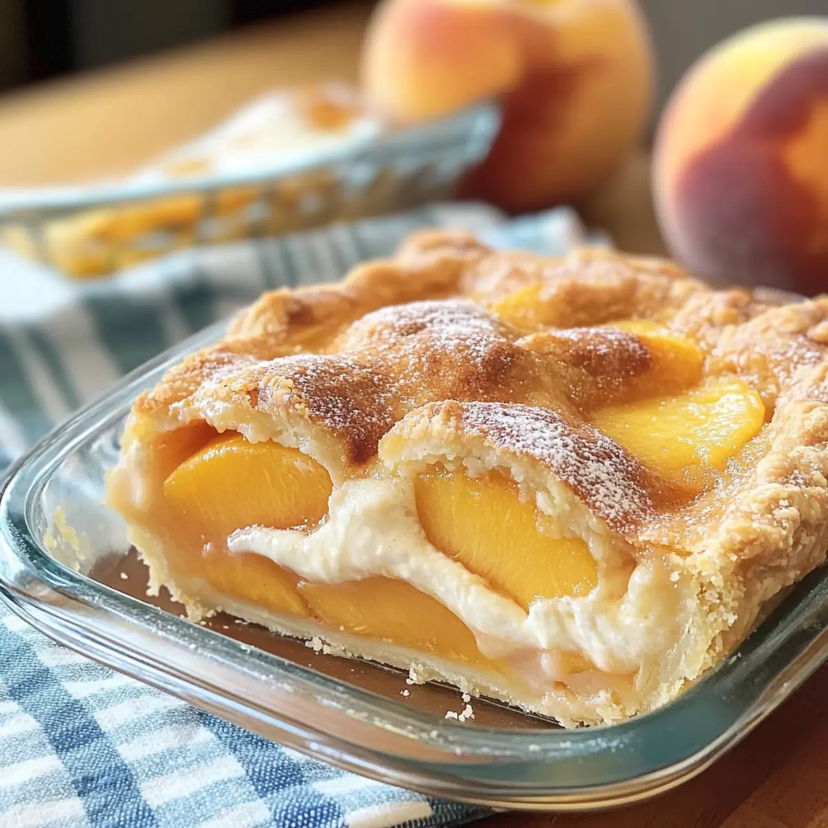 Peaches and Cream Pie