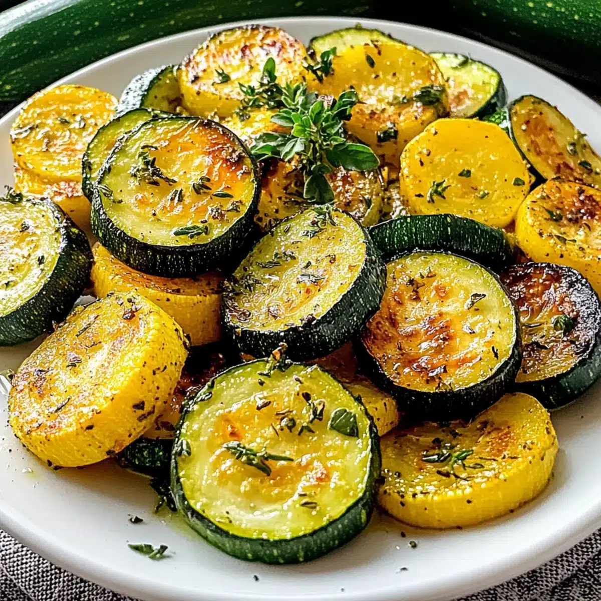 Roasted Zucchini And Squash