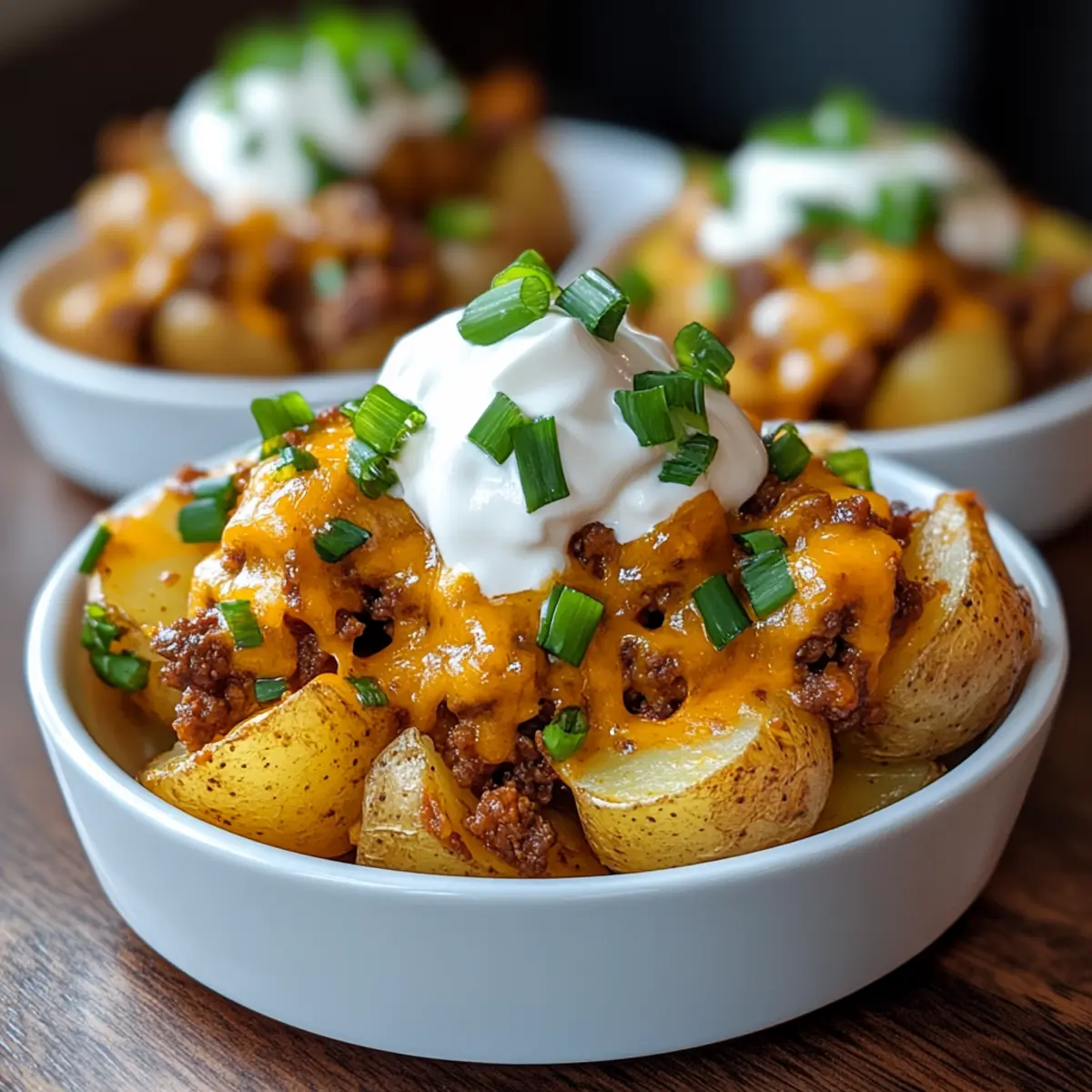 Cheesy Taco Potatoes