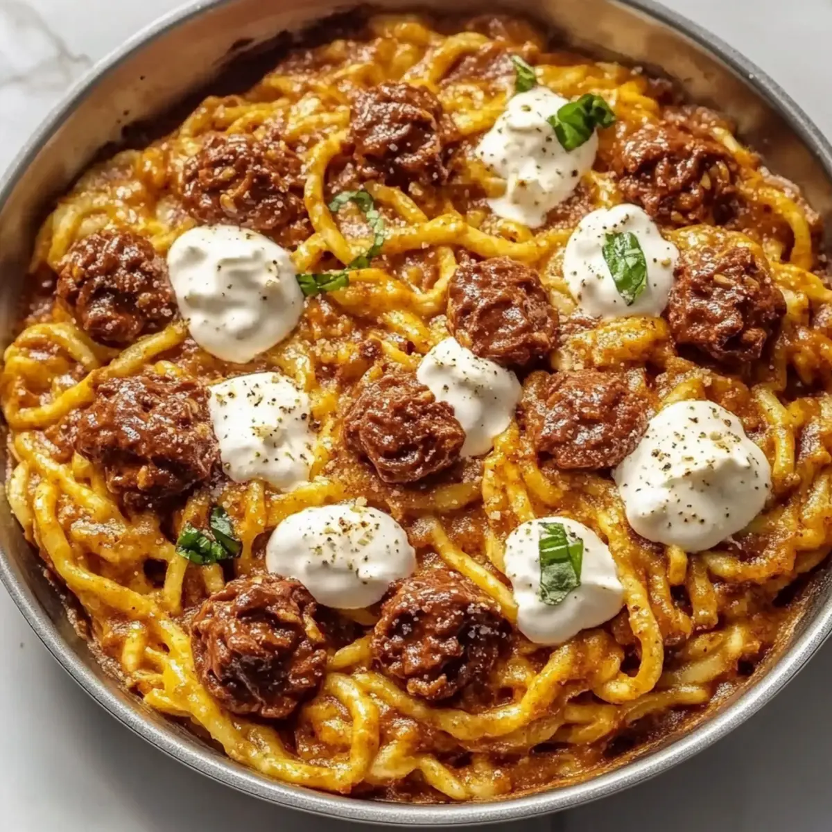 Creamy Tomato Burrata Pasta