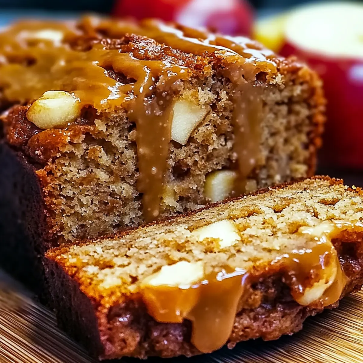 Moist Peanut Butter Apple Banana Bread