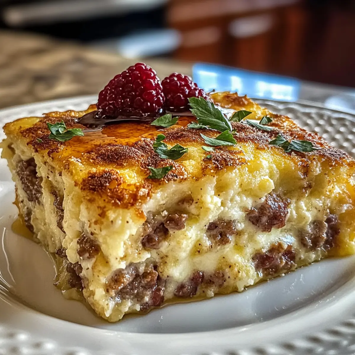 Pancake Sausage Casserole