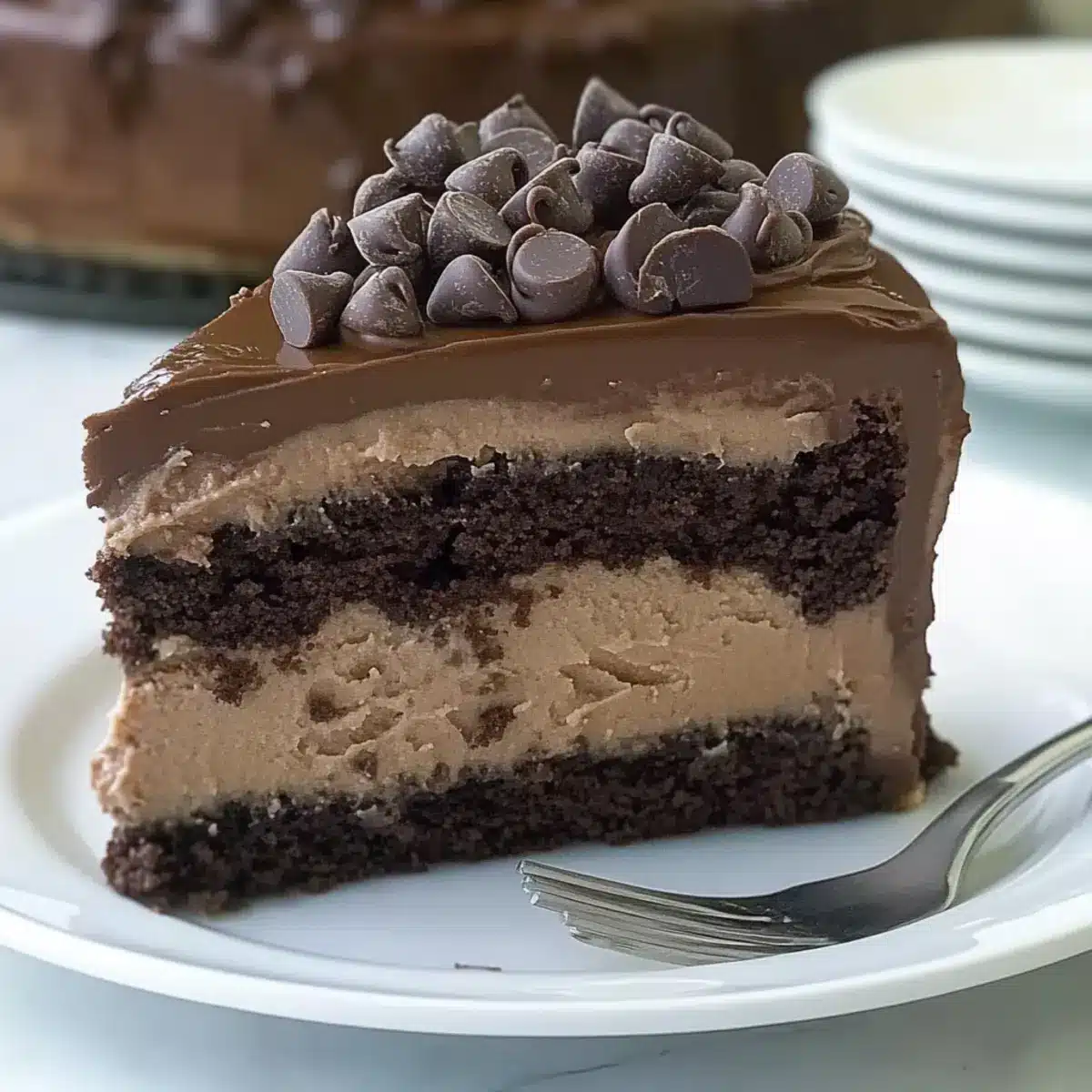 Hershey’s Chocolate Cheesecake Cake