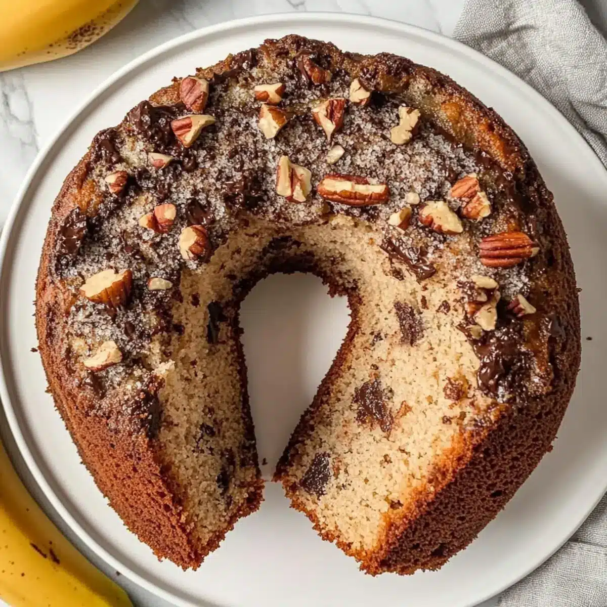 Sour Cream Banana Coffee Cake