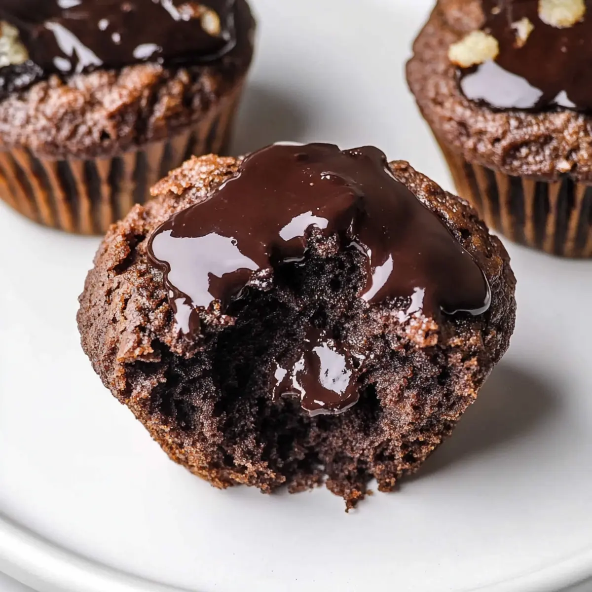 Molten Chocolate Muffins