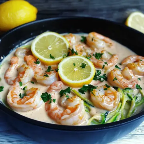 Creamy Lemon Shrimp