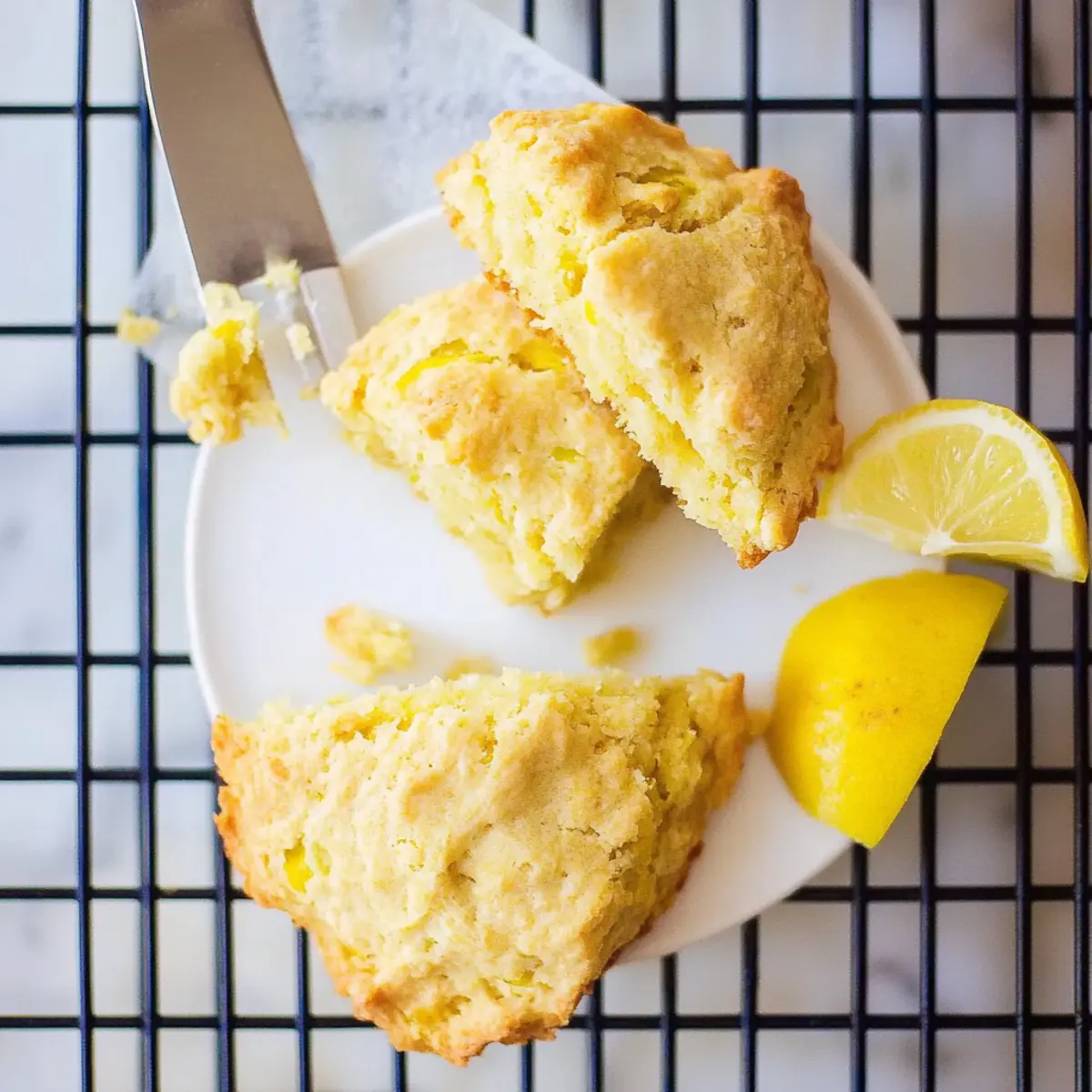 Paleo Lemon Squash Scone