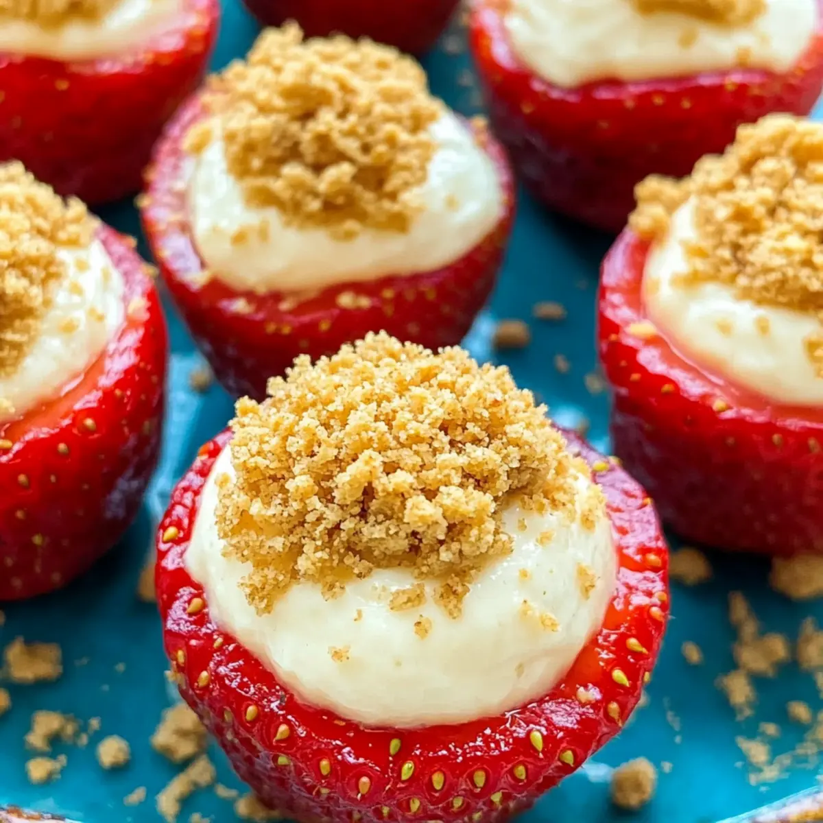 Cheesecake-Stuffed Strawberries