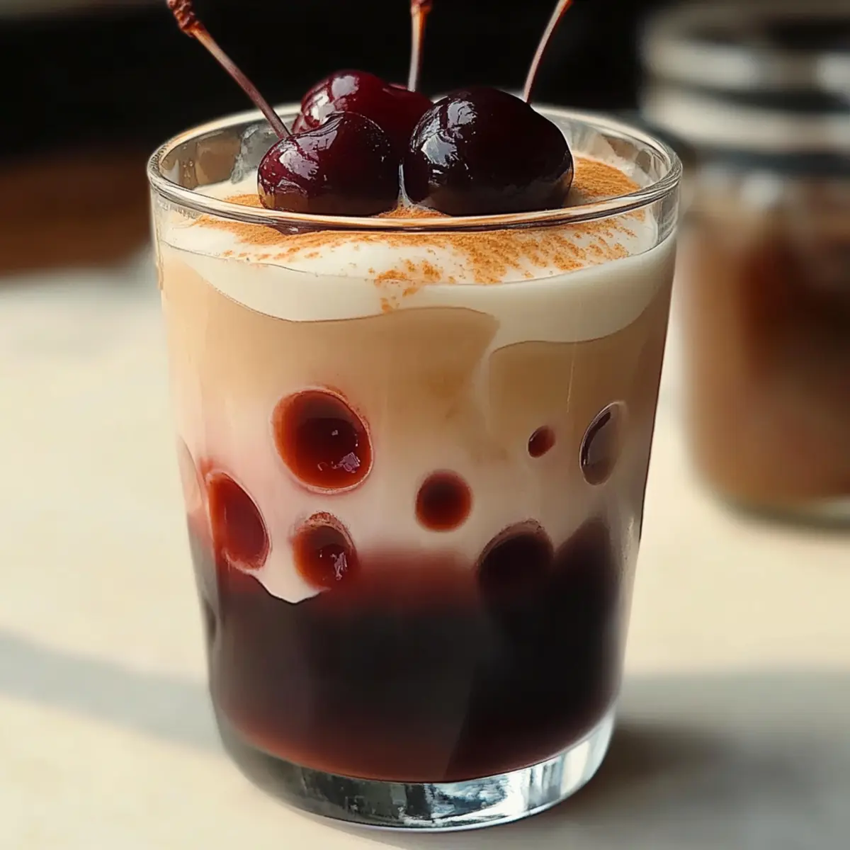 Cherry Vanilla Iced Latte