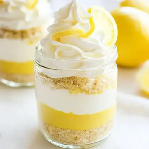 Lemon Curd and Vanilla Cheesecake Parfaits