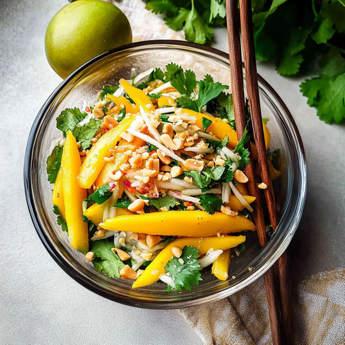 Spicy Thai Green Mango Salad