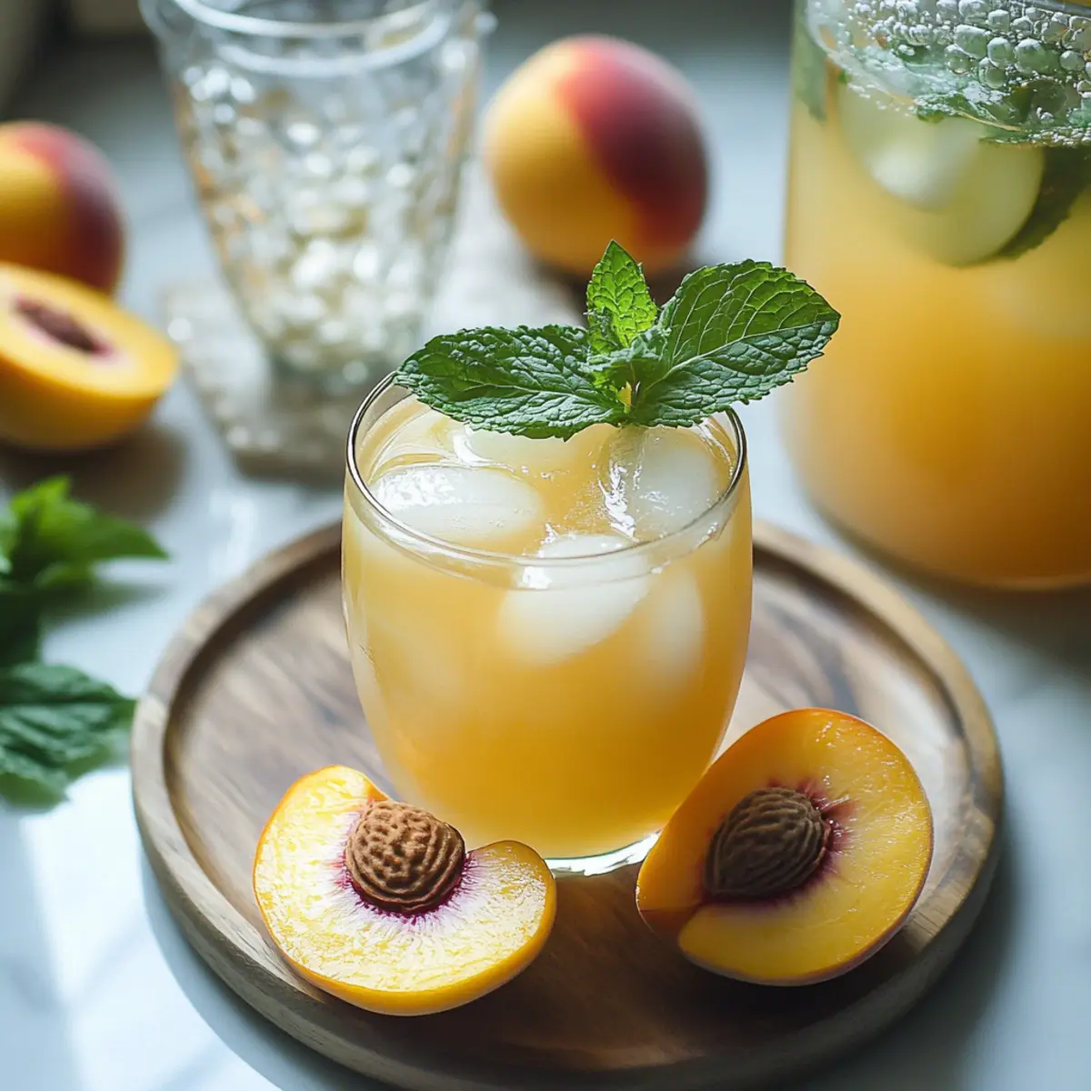 Sweet Peach Lemonade