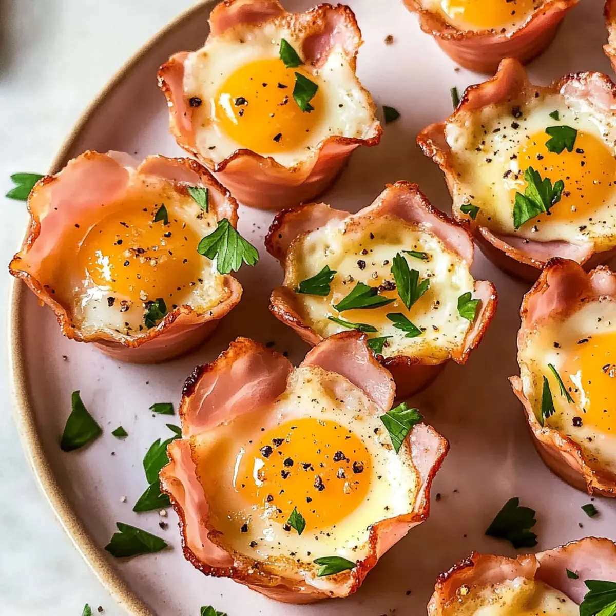 Ham and Cheese Egg Cups