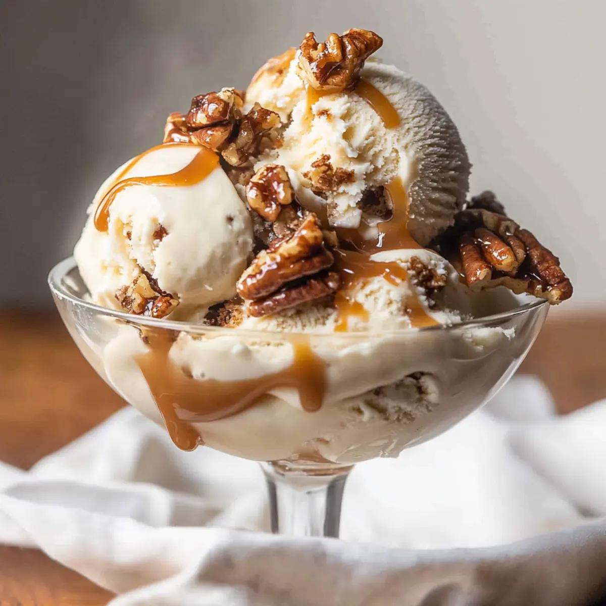 Incredible Pecan Praline Ice Cream (No-Churn)