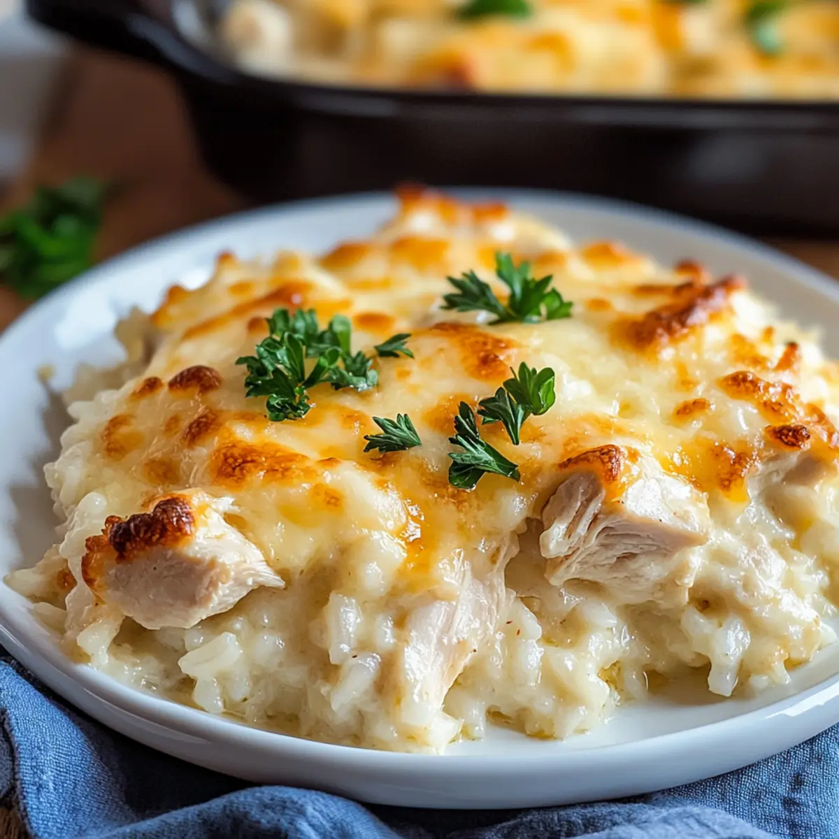 Angel Chicken Rice Casserole
