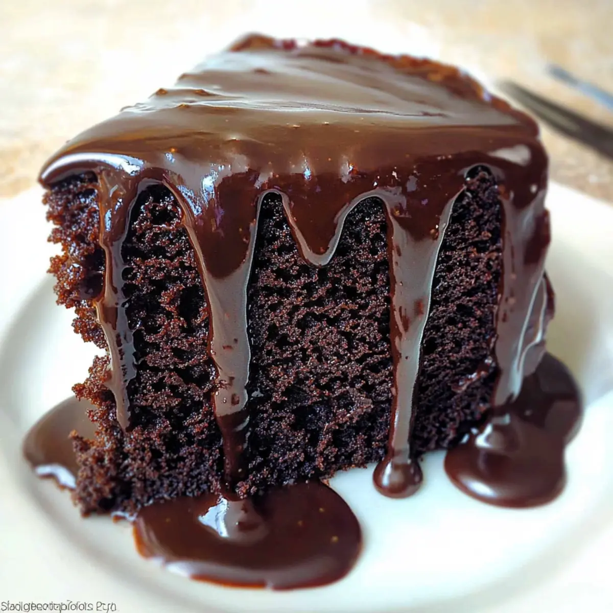 Brick Street Chocolate Cake