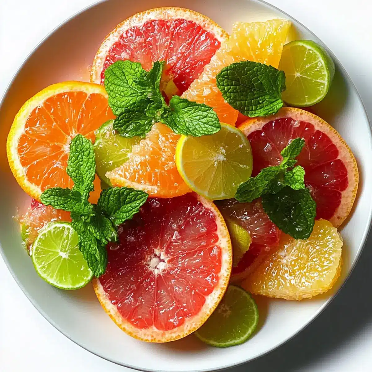 Grapefruit Citrus Salad with Mint