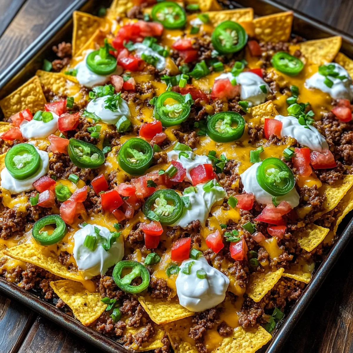 Loaded Sheet-Pan Nachos for a Crowd