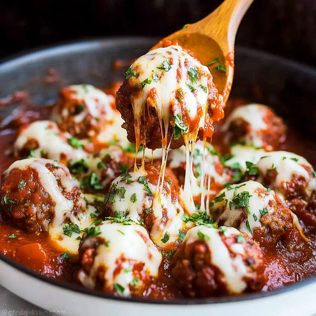 Juicy homemade meatballs