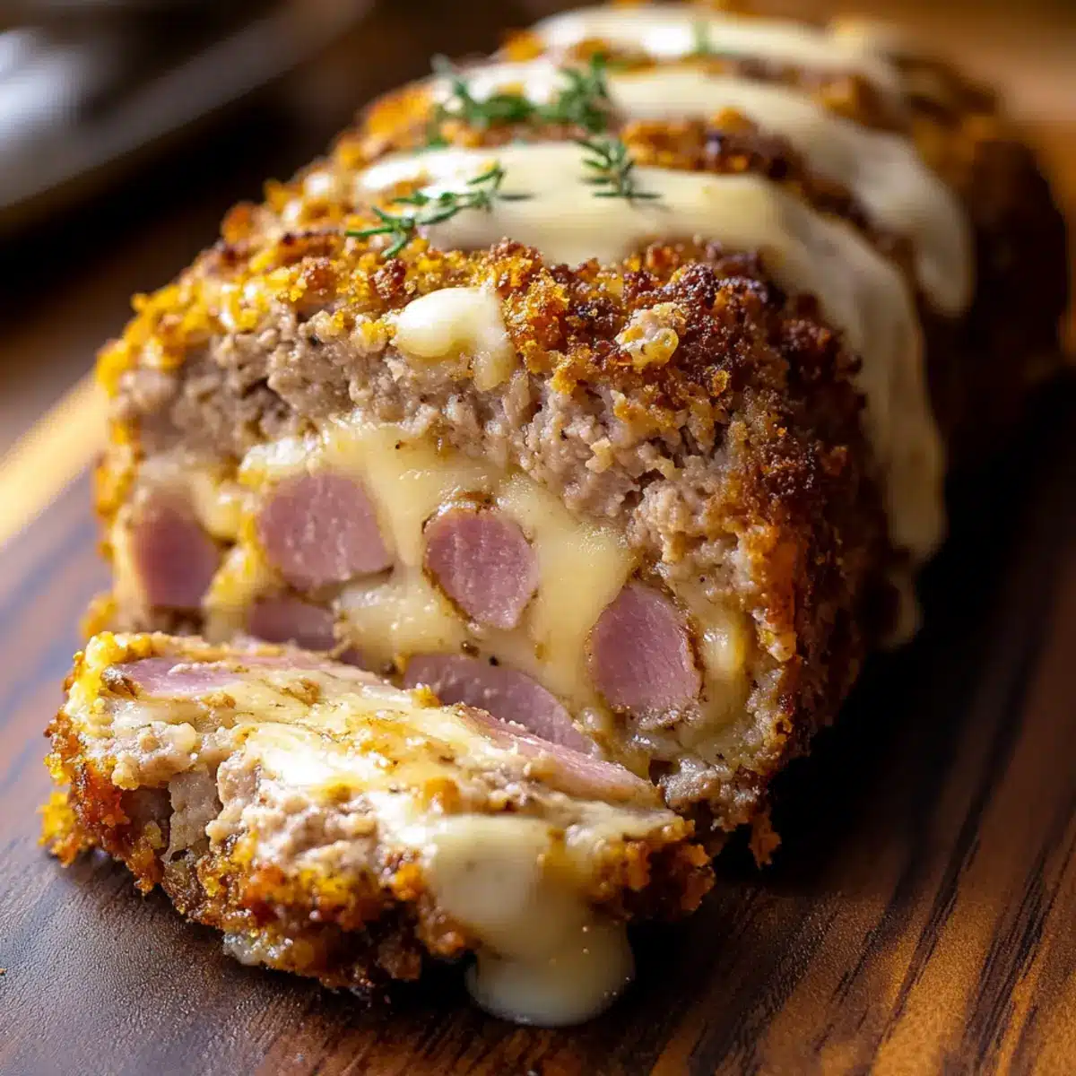Chicken Cordon Bleu Meatloaf