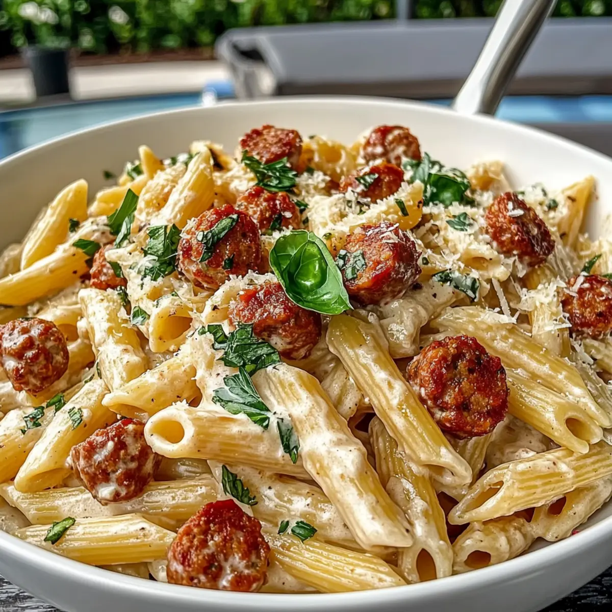 Creamiest Italian Sausage Pasta Ever