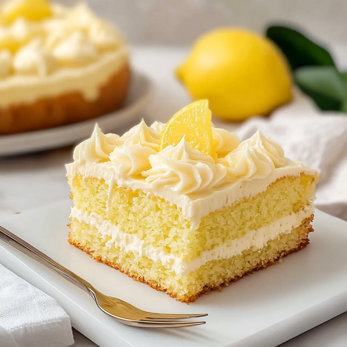 Lemon Sheet Cake