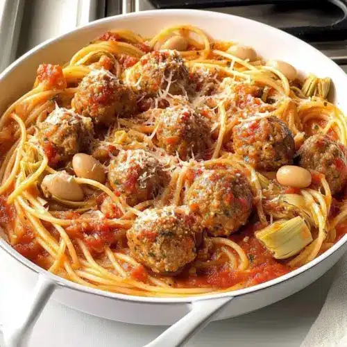Spaghetti & Meatball Skillet Supper