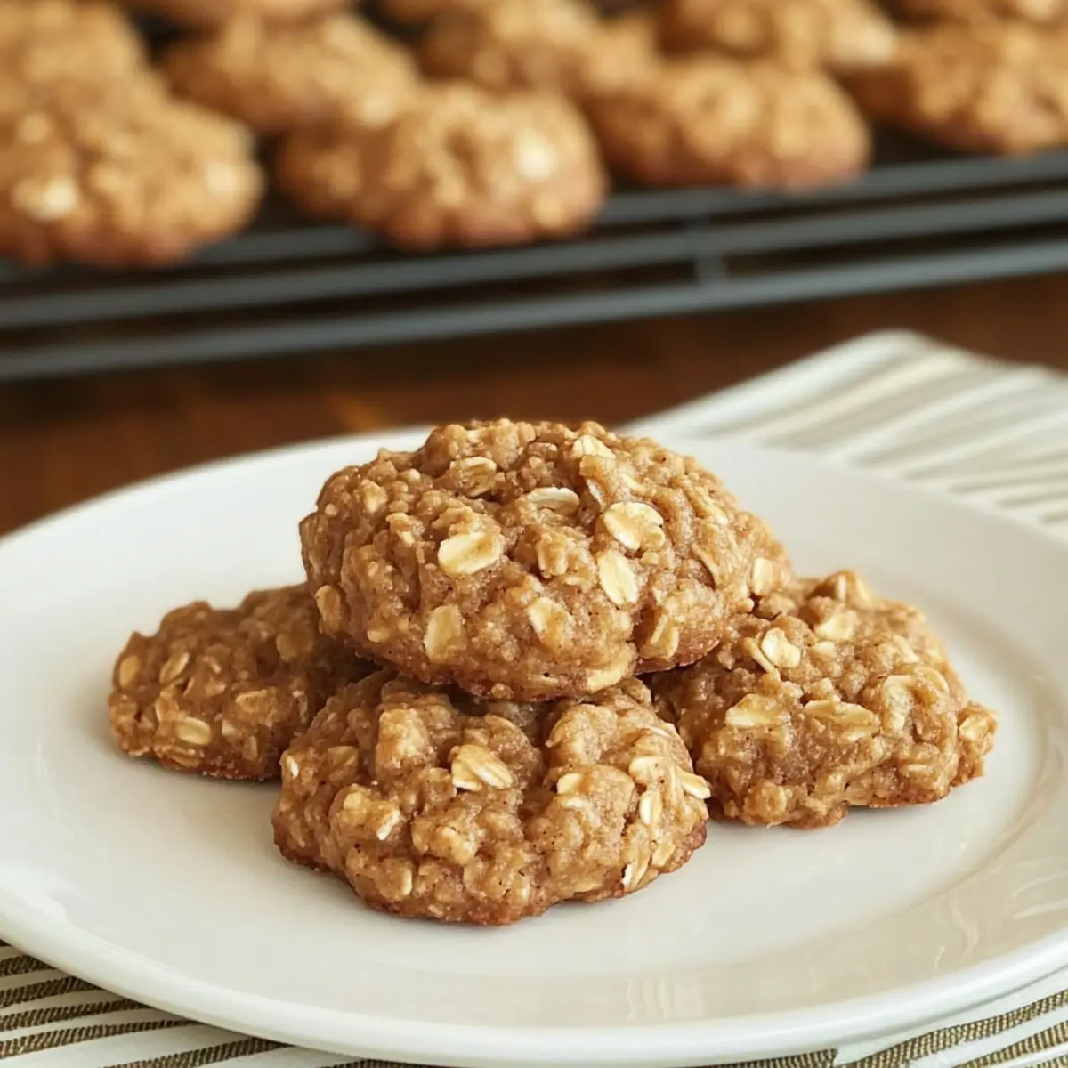 Apple Butter Oatmeal Cookies