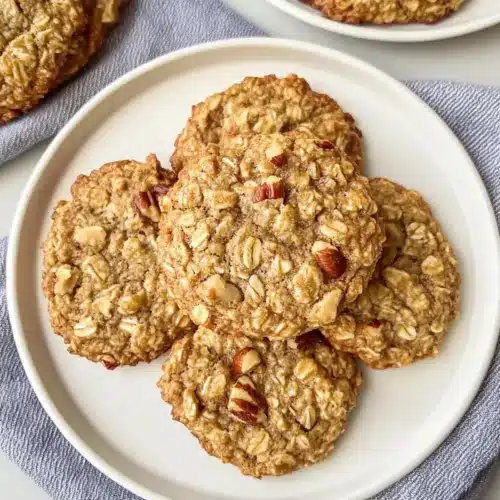 Brown Butter Maple Oatmeal Cookies