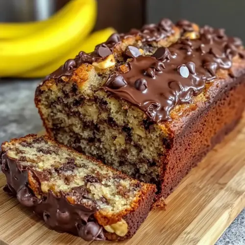 Moist Chocolate Chip Walnut Banana Bread