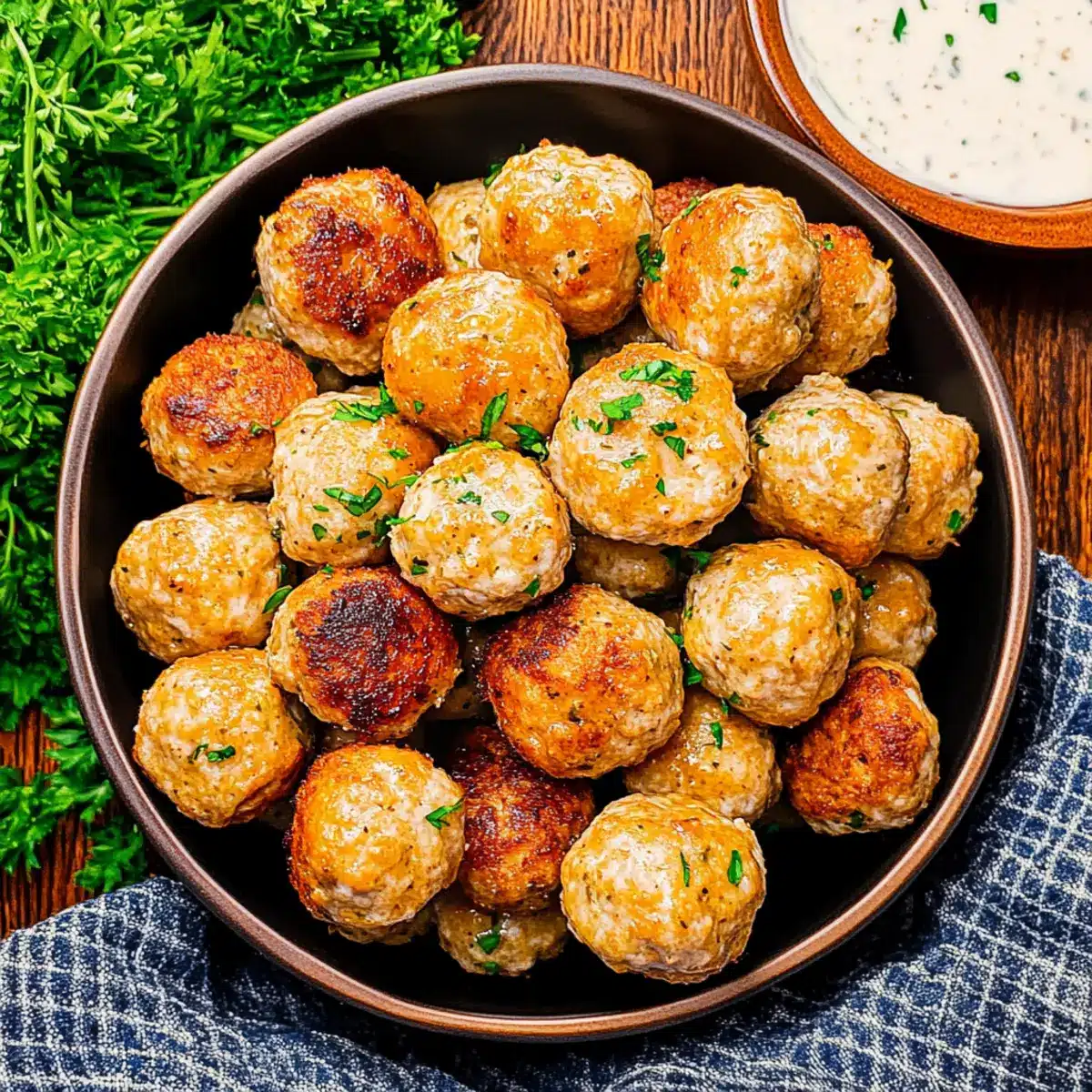 Ranch Chicken Meatballs